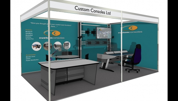 Custom Consoles to Introduce Latest SteelBase Desk at British-Irish Airports Expo 2019