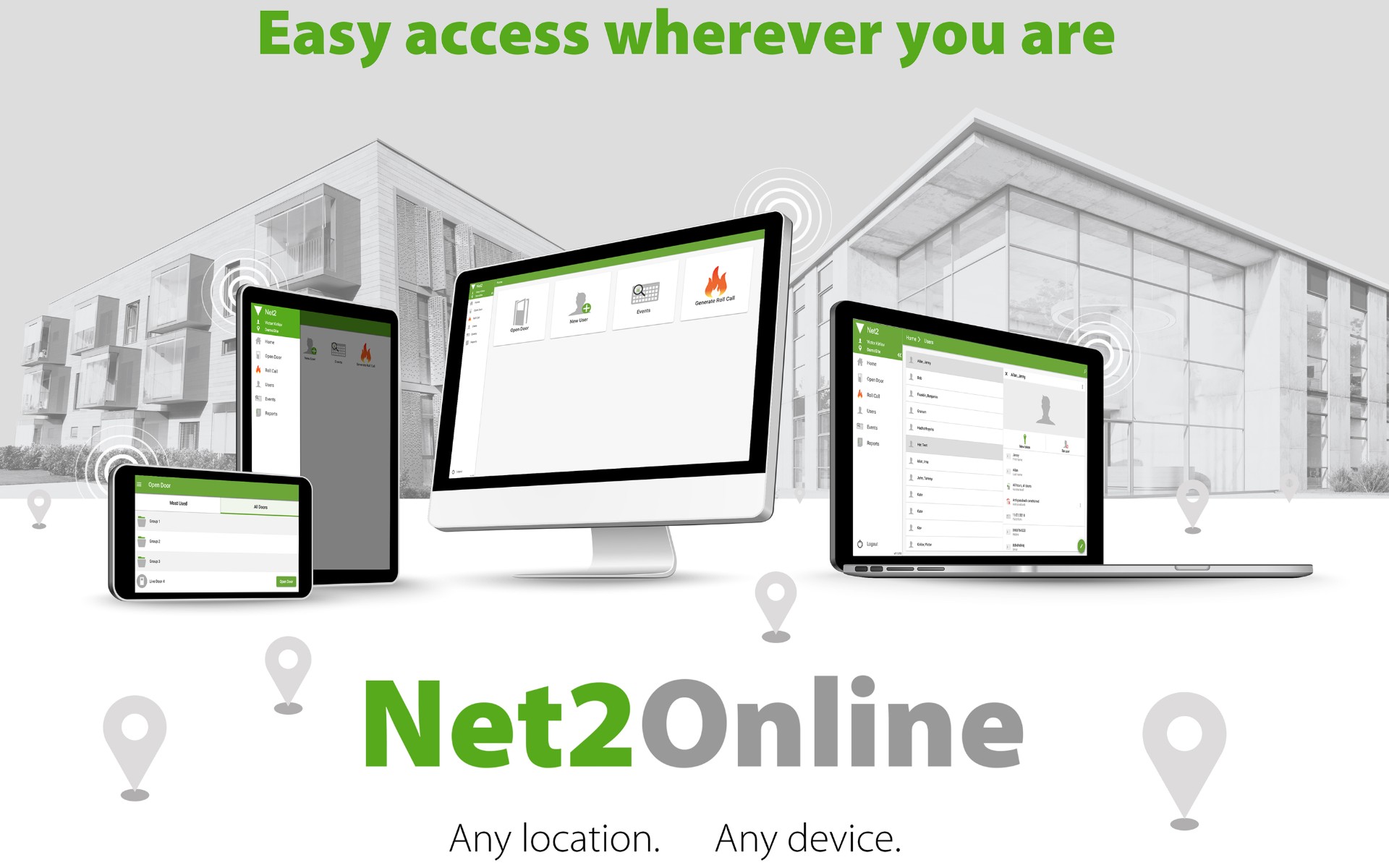 New User Interface Makes Net2 Accessible from Any Location, on Any Device