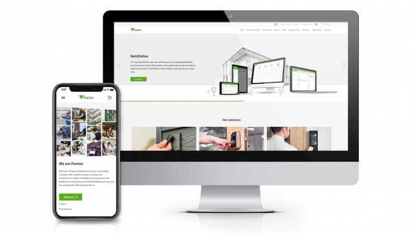 Designed by installers, created by Paxton - technology company launches new global website