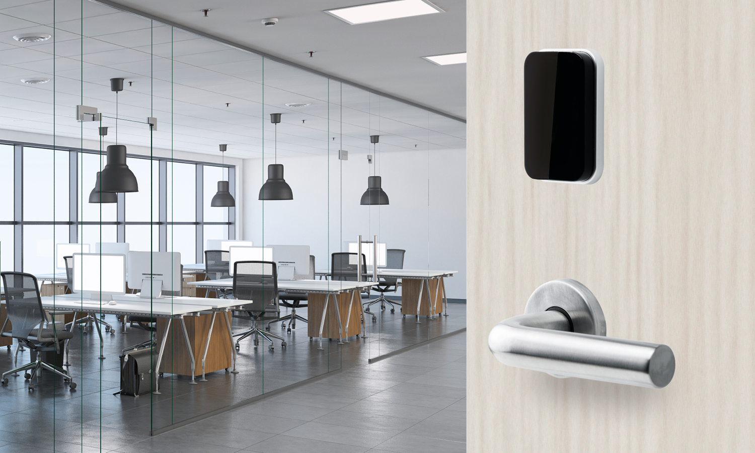 The new SMARTair® Lock puts advanced electronic access control into a familiar format