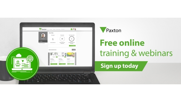 Paxton expands online training platform & launches free webinars