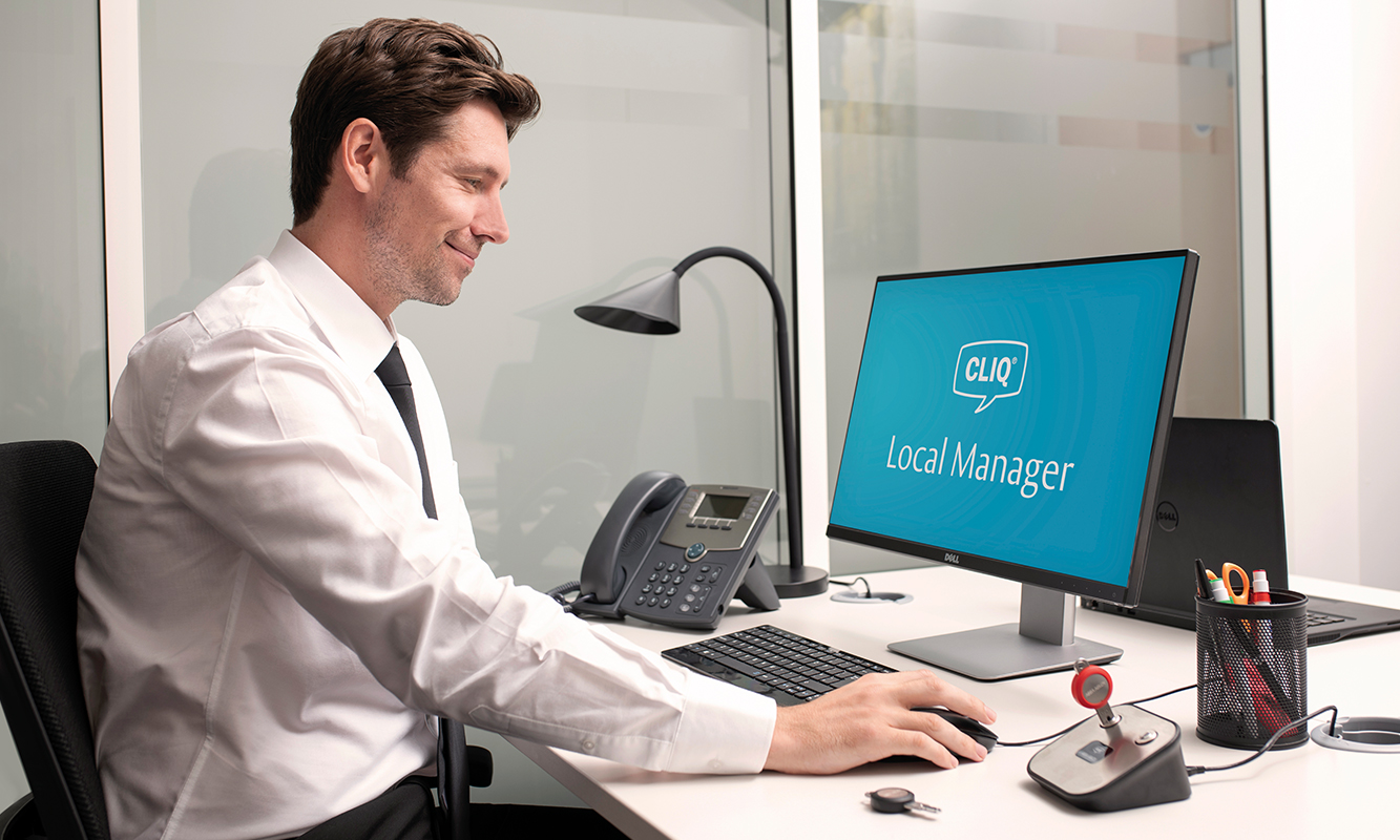 Now you can manage one or more CLIQ® systems with a simple, local software installation