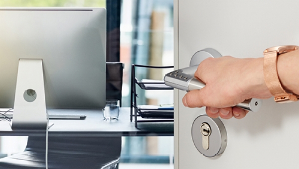 Entry-level access control? Add digital PIN locking to any interior door with this easy-to-install security handle