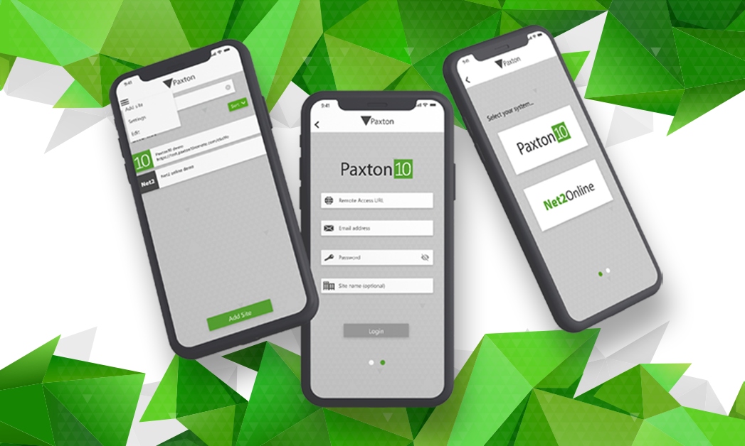 New and improved site management app from Paxton