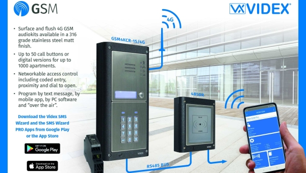 Videx launch new 4G GSM entry system