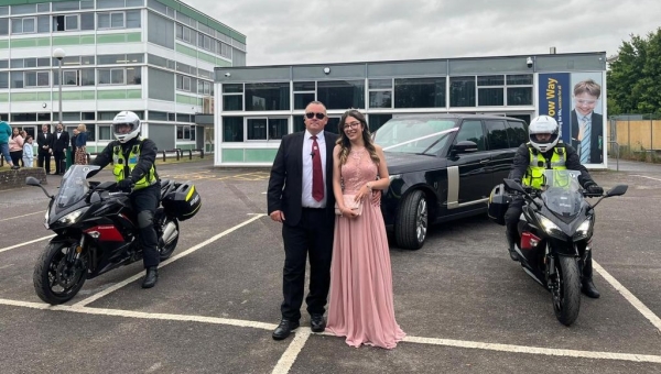 Hampshire teenager gets the Royal treatment for school prom