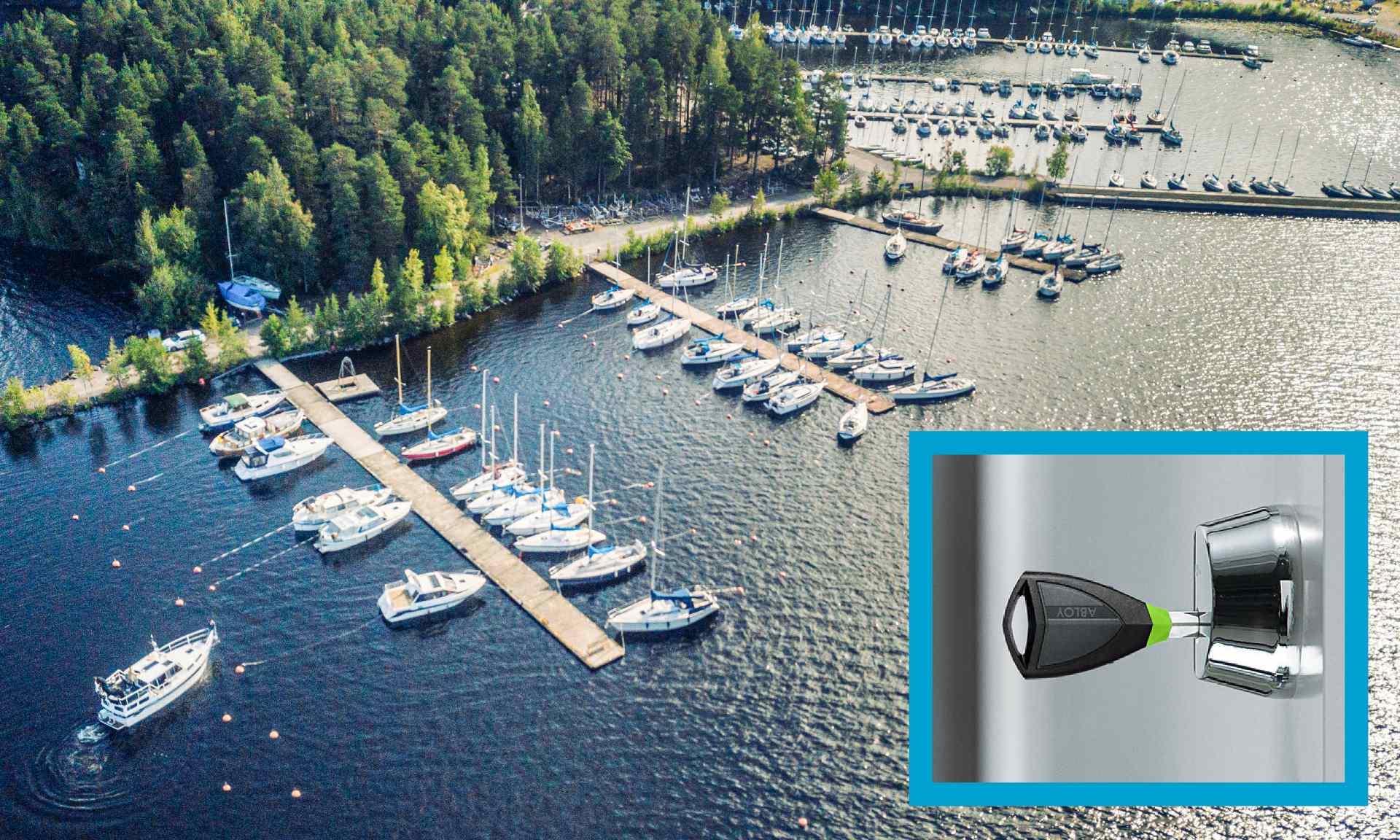 A Finnish sailing club saves members’ time by securing premises with cloud-managed, energy-harvesting locks