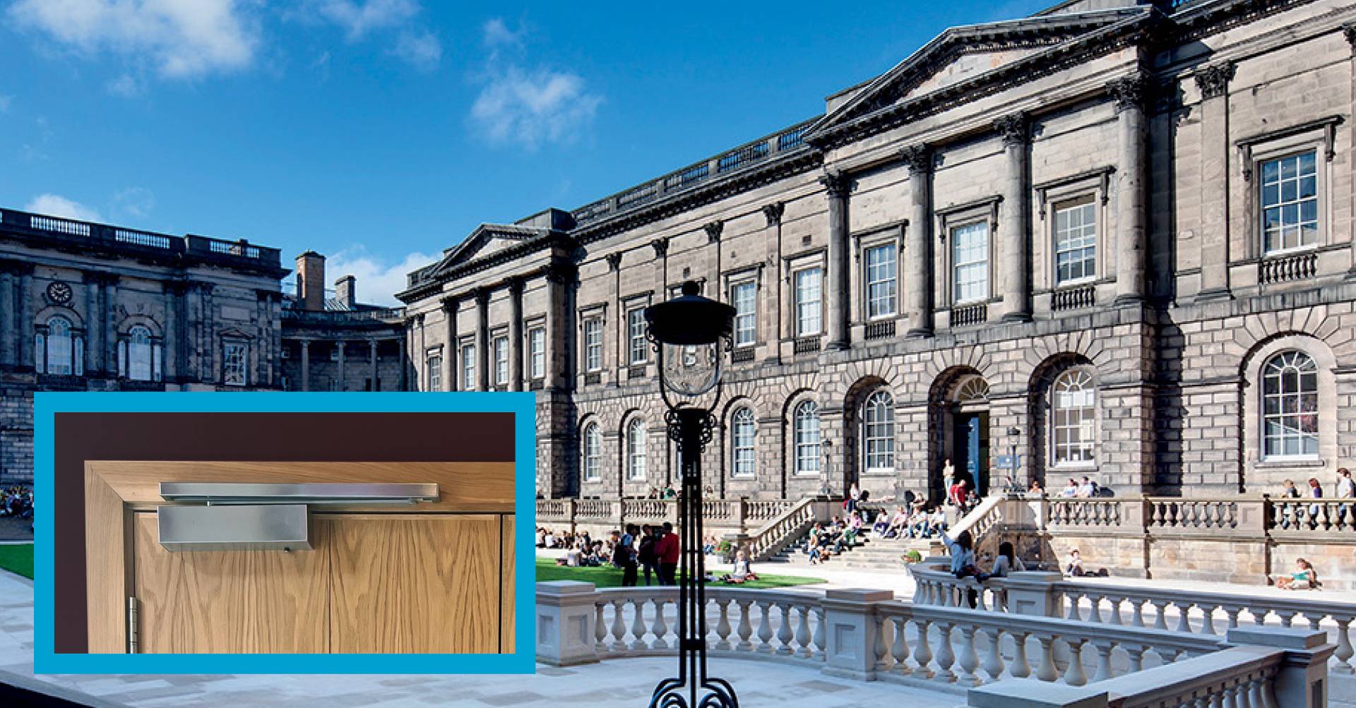 For the University of Edinburgh, ASSA ABLOY provides a one-stop-shop for high-performance Door Closers