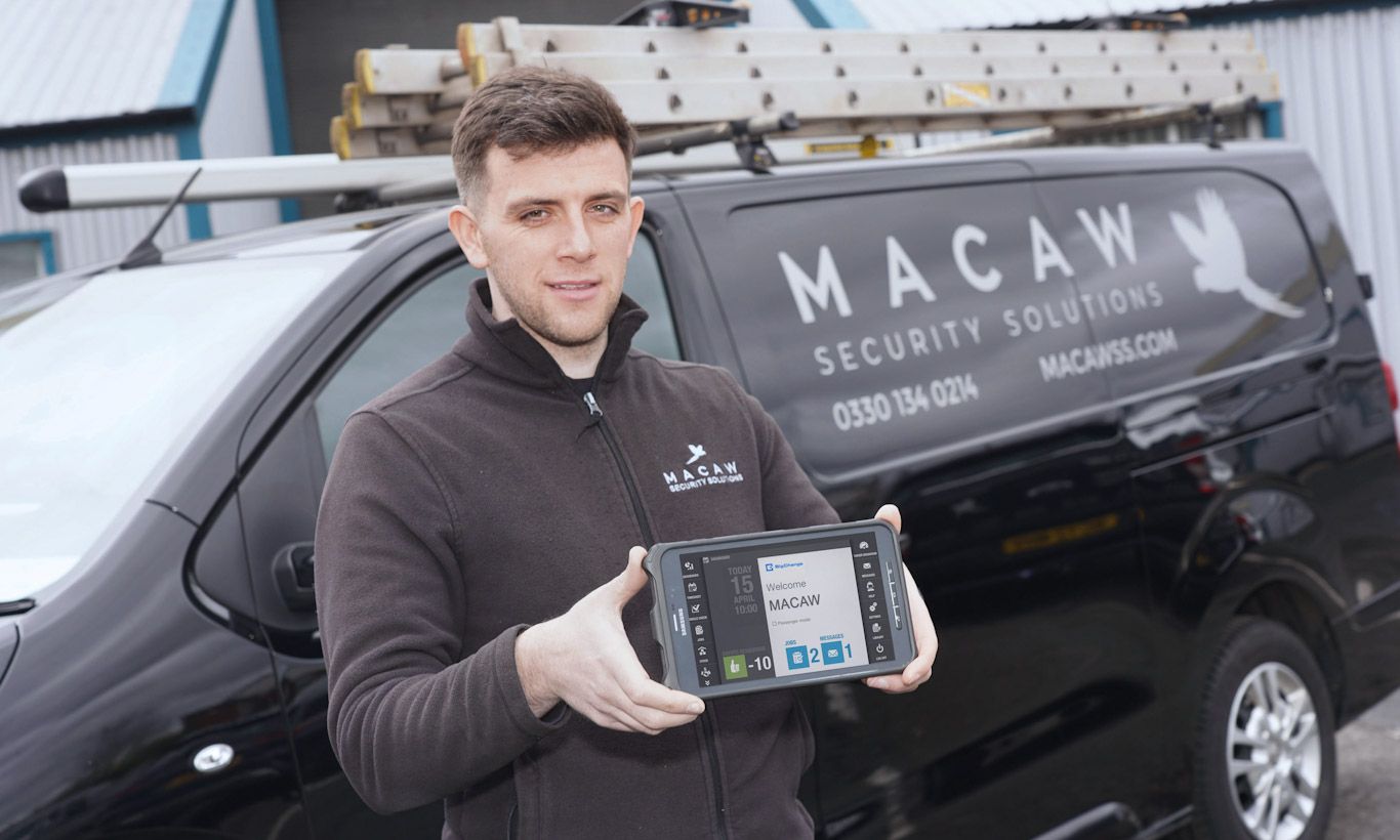 Macaw Security boosts efficiency with BigChange Mobile Tech