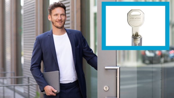 For mechanical security you can trust, look behind the key