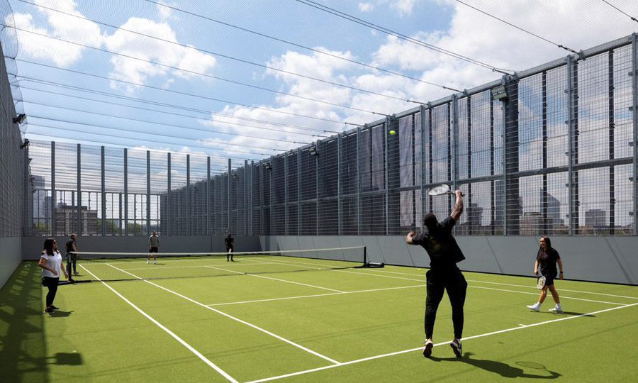 CLD systems break boundaries with Britannia rooftop MUGA project