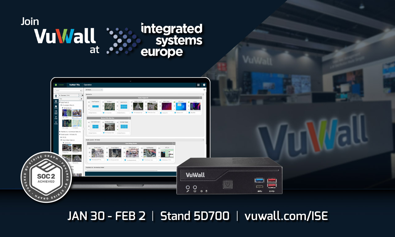 VuWall unveils latest advancements in video wall and KVM solutions for C2 at ISE 2024 