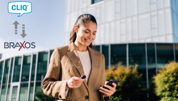 CLIQ® digital smart key access now connects with 100+ access systems via braXos Steward