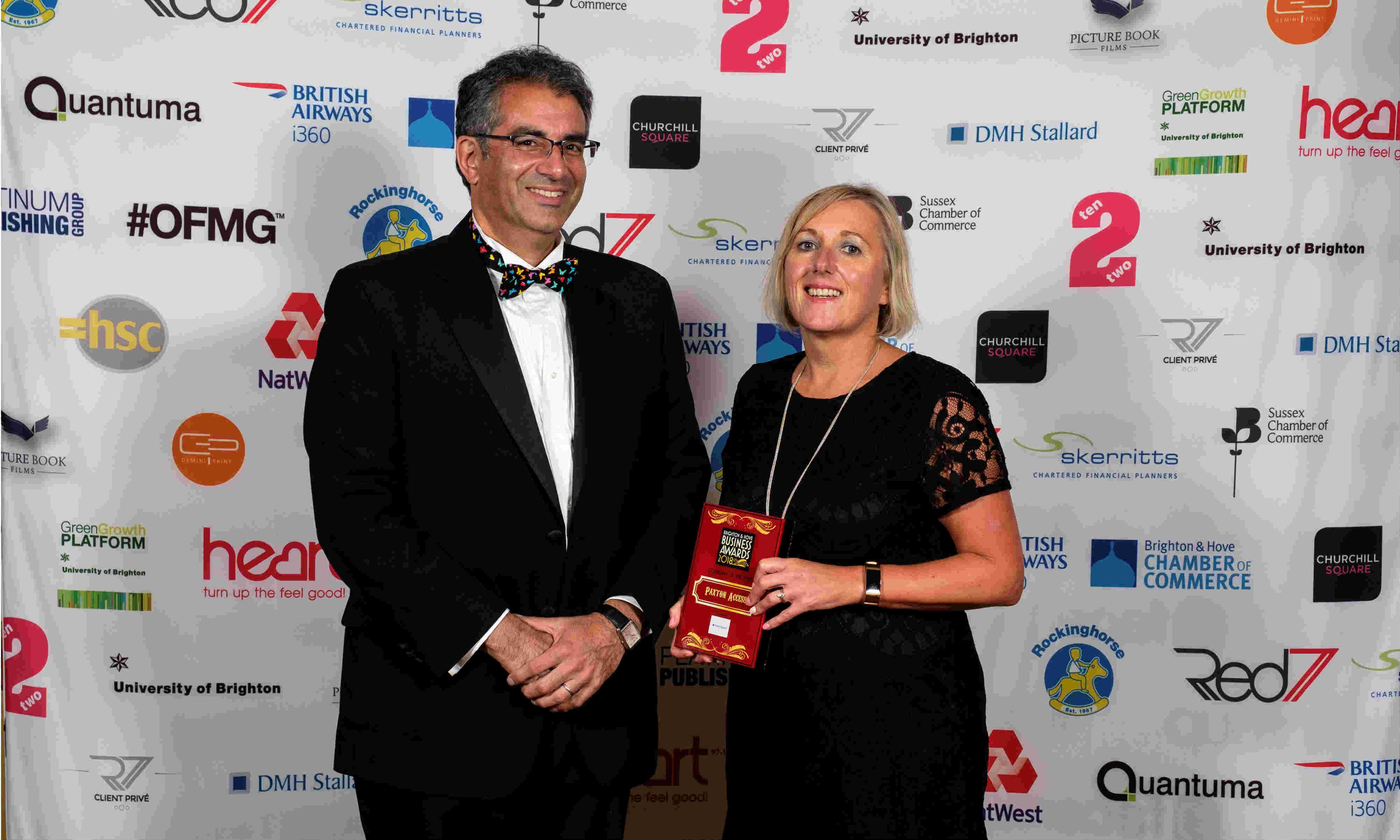 Paxton named company of the year at Brighton and Hove Business Awards