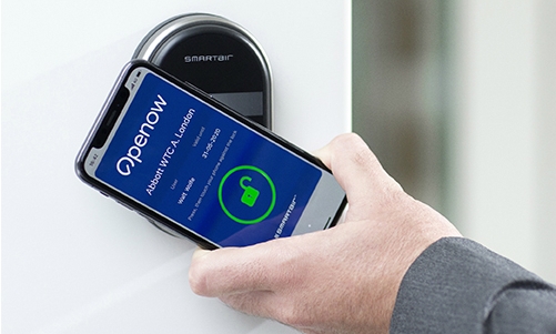 Opennow™: The App to open doors that offers flexibility, confort and security to every business.