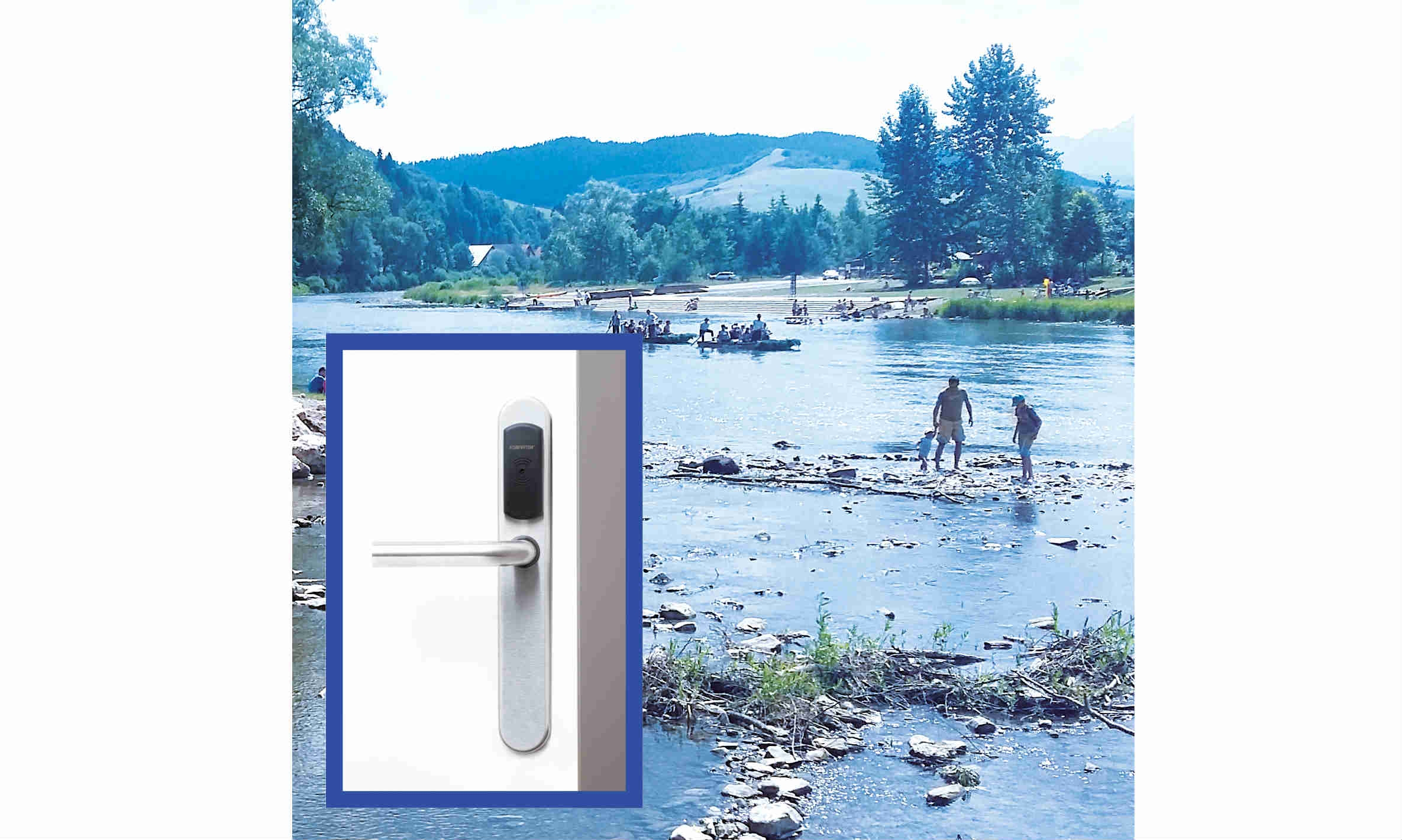 SMARTair™ access control stops unauthorised entry to a mountain campsite.